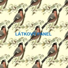 PANEL či METRÁŽ - varianty velikostí i materiálu 202-254  KOLEKCE VINTAGE PTÁČCI