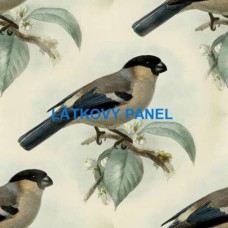 PANEL či METRÁŽ - varianty velikostí i materiálu 202-255  KOLEKCE VINTAGE PTÁČCI