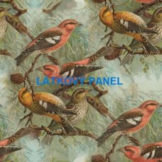 PANEL či METRÁŽ - varianty velikostí i materiálu 202-265  KOLEKCE VINTAGE PTÁČCI