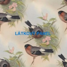 PANEL či METRÁŽ - varianty velikostí i materiálu 202-275  KOLEKCE VINTAGE PTÁČCI
