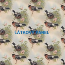 PANEL či METRÁŽ - varianty velikostí i materiálu 202-276  KOLEKCE VINTAGE PTÁČCI