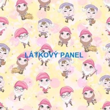 PANEL či METRÁŽ - varianty velikostí i materiálu 202-293  KOLEKCE SNĚHURKA