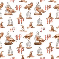PANEL či METRÁŽ - varianty velikostí i materiálu 202-302  KOLEKCE HARRY POTTER MAGICKÁ ŠKOLA