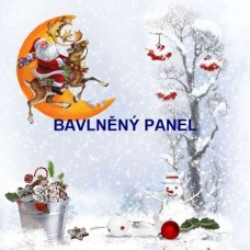 Bavlněný panel - varianty velikostí - 161-17