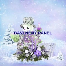 Bavlněný panel - varianty velikostí - 161-25