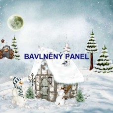 Bavlněný panel - varianty velikostí - 161-50