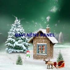Bavlněný panel - varianty velikostí - 161-60