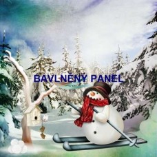 Bavlněný panel - varianty velikostí - 161-63