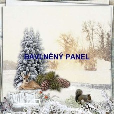 Bavlněný panel - varianty velikostí - 161-66