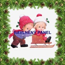 Bavlněný panel - varianty velikostí - 161-86