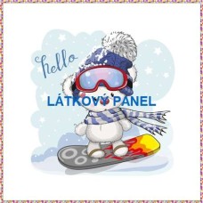Bavlněný panel - varianty velikostí - 162-54