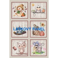 BAVLNĚNÝ  PANEL - varianty velikostí 142-349