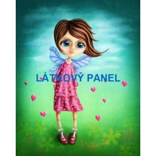 Bavlněný panel - LETNÍ HOLČIČKA  -  196-97