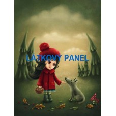 BAVLNĚNÝ PANEL Červená karkulka 15x20 cm    BSK-83