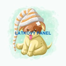 BAVLNĚNÝ PANEL  20x20 cm   DOF650
