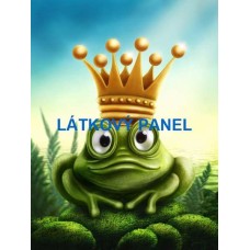 BAVLNĚNÝ PANEL Žabí princ 7x10 cm  BSK-91