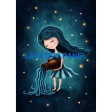 BAVLNĚNÝ PANEL Vodnář 7x10 cm  BSK-115