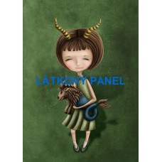 BAVLNĚNÝ PANEL Kozoroh 7x10 cm  BSK-106