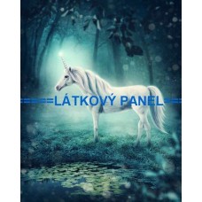 BAVLNĚNÝ PANEL Jednorožec 18x25cm  BSK-51