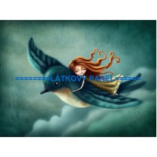 BAVLNĚNÝ PANEL Malenka  22x30 cm BSK-45