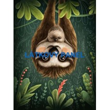 Úpletový panel Lenochod 30x40 cm  USK-183